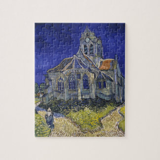 Quebra-cabeça Van Gogh A Igreja em Auvers Céu Azul Arte