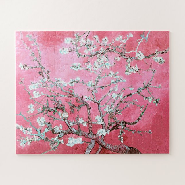 Quebra-cabeça Van Gogh Almond Blossomo Rosa (Horizontal)