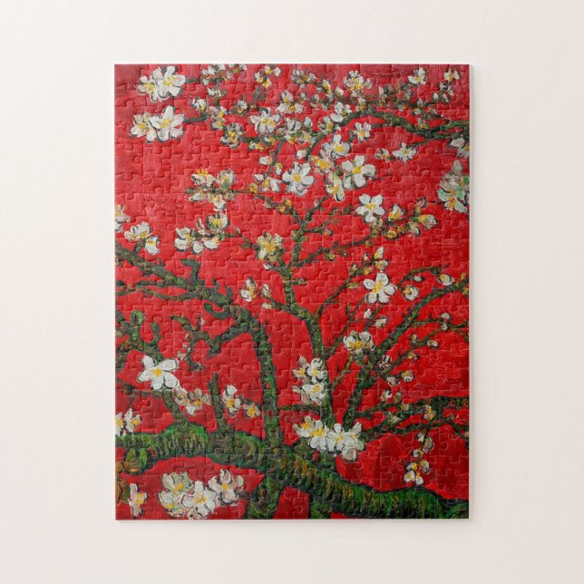 Quebra-cabeça Van Gogh Almond Blossoms Red (Vertical)