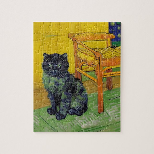 Quebra-cabeça Van Gogh Black Cat (Vertical)