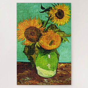 Quebra-cabeça Van Gogh - Girassóis (3)