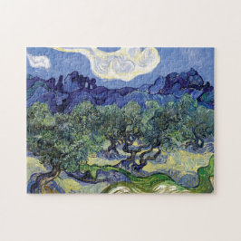 Quebra-cabeça Van Gogh - Oliveiras Em Paisagem Montanhosa