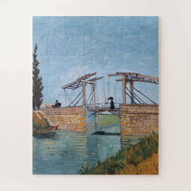 Quebra-cabeça Van Gogh - Ponte Langlois em Arles (Vertical)