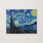 Quebra-cabeça Van Gogh Starry Night. Impressionismo arte de vint<br><div class="desc">Quebra-cabeça Van Gogh "A Noite Estrelada".</div>