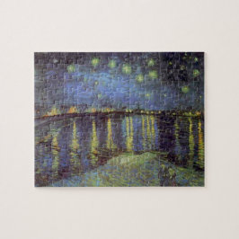 Quebra-cabeça Van Gogh Starry Night Sobre o Rio Rhone
