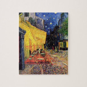 Quebra-cabeça Van Gogh - terraço do café na noite (1888)