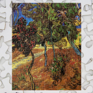 Quebra-cabeça Van Gogh Trees no Jardim, Hospital Santo Paul