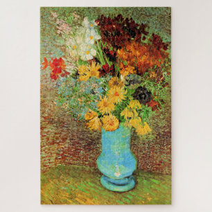 Quebra-cabeça Van Gogh - Vase com Daisies, Anêmonas,