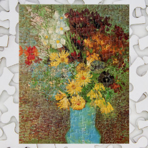 Quebra-cabeça Van Gogh Vase com margaridas e anêmonas de arte