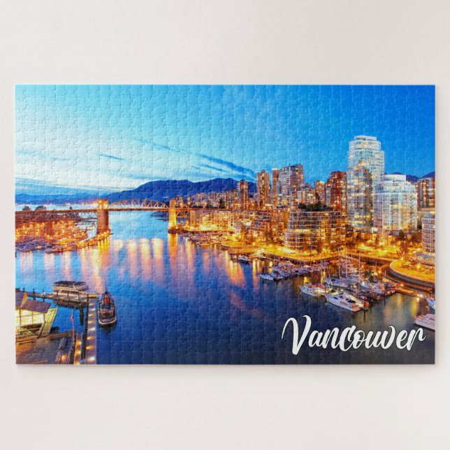 Quebra-cabeça Vancouver, Colúmbia Britânica, Canadá (Horizontal)
