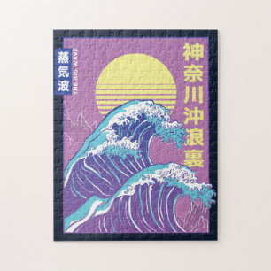 Quebra-cabeça Vaporwave Kanagawa Excelente