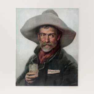 Quebra-cabeça Vaqueiro espanhol Ranchero no Velho Salão Oeste