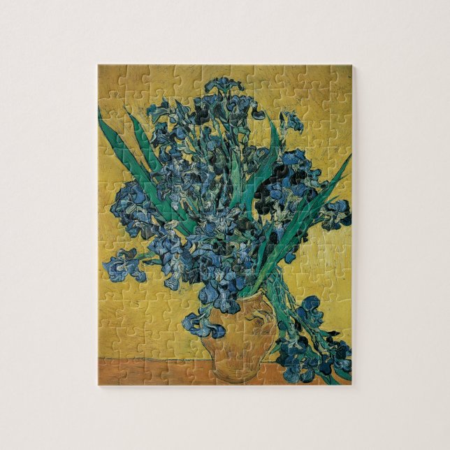 Quebra-cabeça Vase com irlandeses por Vincent van Gogh, Vintage  (Vertical)