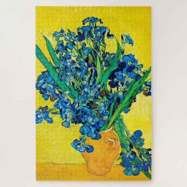 Quebra-cabeça Vase com irlandeses, Van Gogh (Vertical)