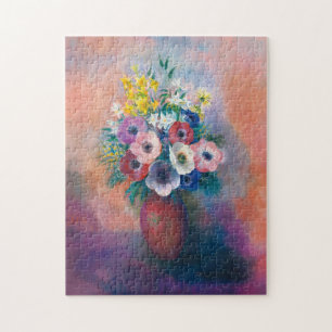 Quebra-cabeça Vase D’anémones Odilon Redon