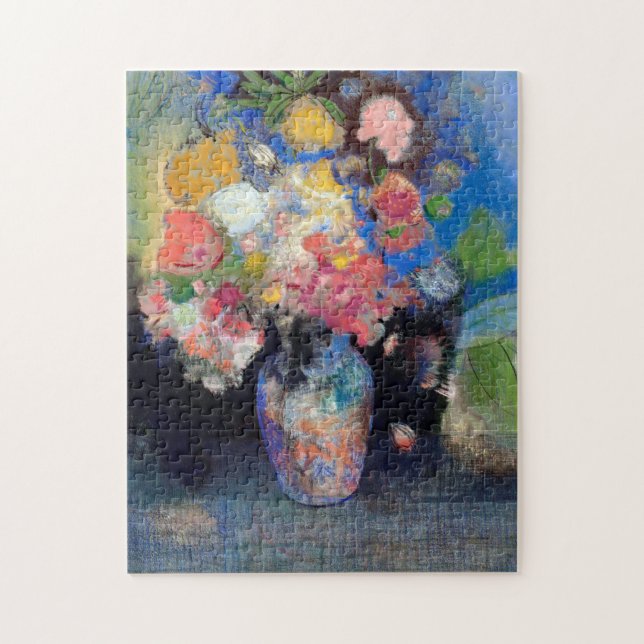 Quebra-cabeça Vase das Flores, Redon (Vertical)