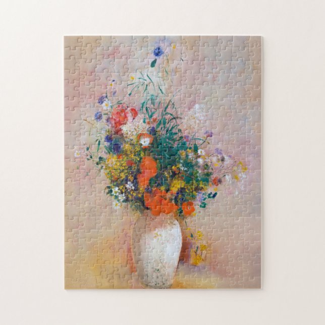 Quebra-cabeça Vase das Flores, Redon (Vertical)