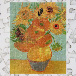 Quebra-cabeça Vaso com Doze Girassóis por Vincent van Gogh