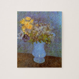 Quebra-cabeça Vaso com Lilases e Margaridas por Vincent van Gogh