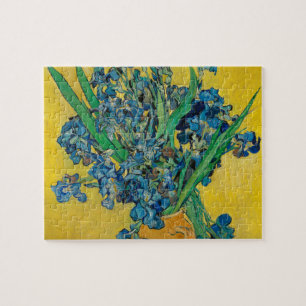Quebra-cabeça Vaso de Íris de Van Gogh Clássico Impressionismo