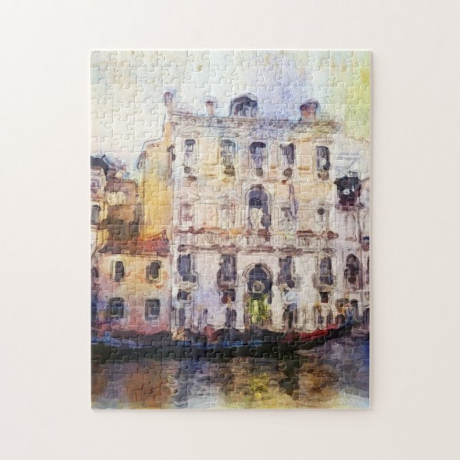 Quebra-cabeça Vê od Veneza feita na aguarela artística (Vertical)