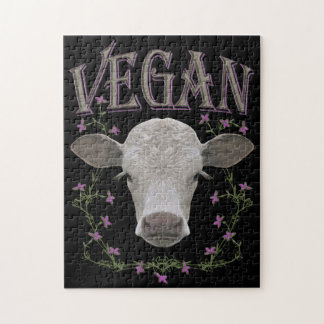 Quebra-cabeça Vegan - animais querem viver