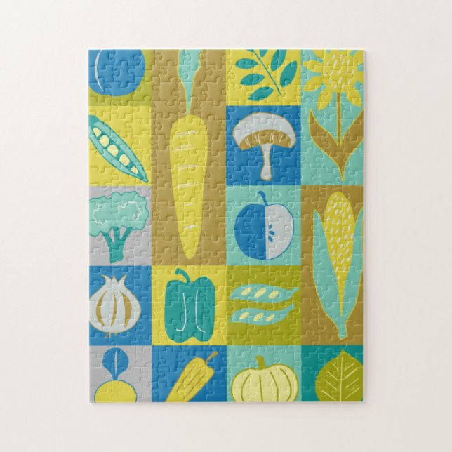 Quebra-cabeça Veggie Blocks II (Vertical)