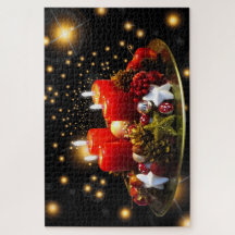 Velas de Natal Festivas Modernas