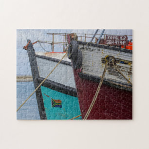 Quebra-cabeça Velddrif Fish Boats na África do Sul Porto