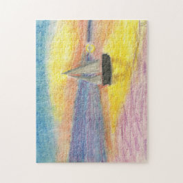 Quebra-cabeça Veleiro no por do sol