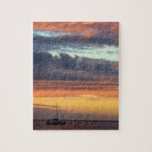 Velejando para o Hawaii Sunset - 8x10 - 110 pcs.