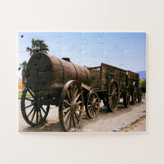 Quebra-cabeça Velha Carroça de Borax (Horizontal)
