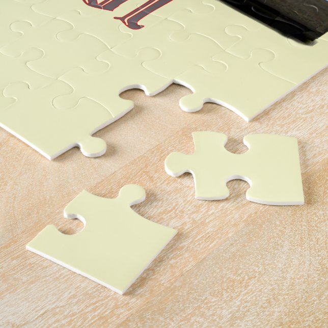 Quebra-cabeça Velha Escola (Lateral)