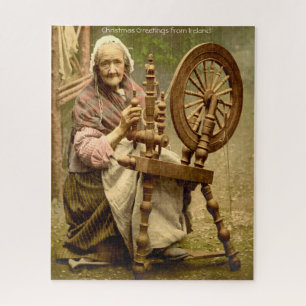 Quebra-cabeça Velha Senhora Irlandesa Fiandeira de Lã, Quebra-Ca