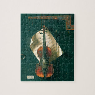 Quebra-cabeça Velha Violino - Vida Estática por William Michael