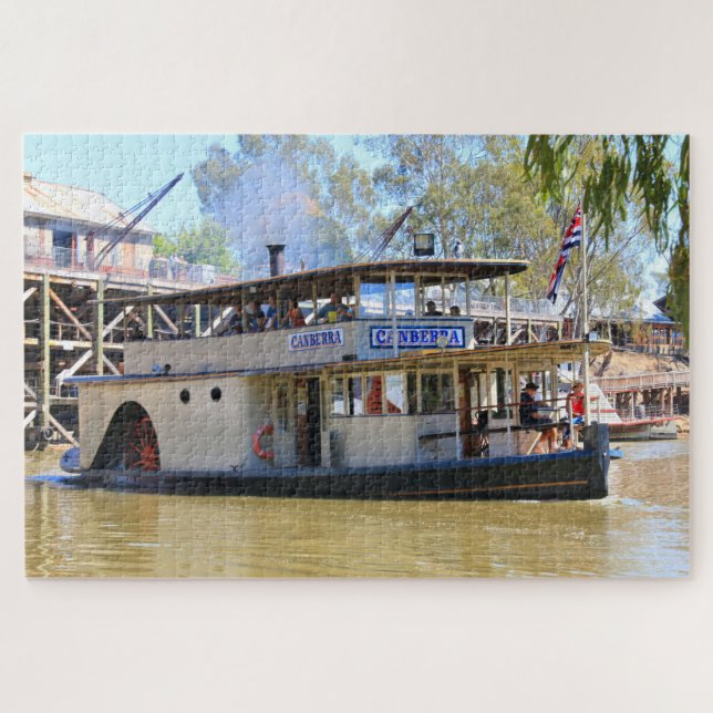 Quebra-cabeça Velho barco a vapor, Echuca, Austrália 2 (Horizontal)