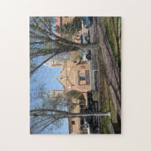 Quebra-cabeça velho da cidade