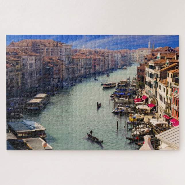 Quebra-cabeça Veneza Canale Grande Itália (Horizontal)