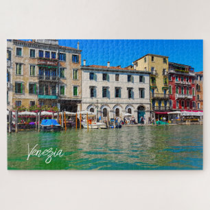 Quebra-cabeça Venezia Itália Riva Del Vin Grande Canal