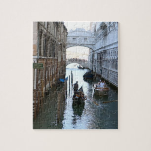 Quebra-cabeça Venice famosa Bridge of Sighs, Venezia Itália