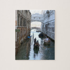 Quebra-cabeça Venice famosa Bridge of Sights, Venezia Itália