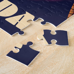 Quebra-cabeça Venice Flórida, poster de férias retrô