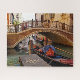 Quebra-cabeça Venice Itália Canal Boat Viagem