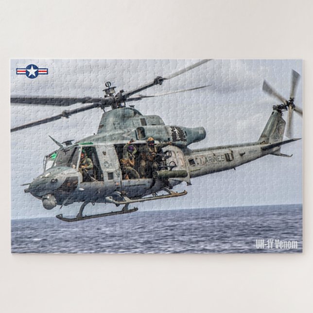 Quebra-cabeça VENOM UH-1Y (20x30 POLEGADAS) (Horizontal)