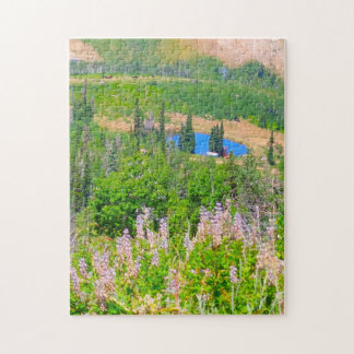 Quebra-cabeça Verão da montanha do pó: Lago escondido