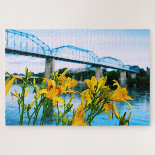 Quebra-cabeça Verão em Chattanooga - Ponte da Rua Walnut 20x30
