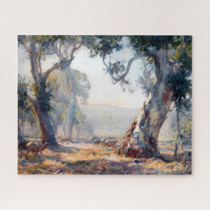 Quebra-cabeça Verão Hans Heysen 1909 Arte Australiana