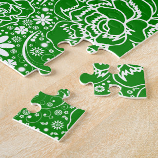 Quebra-cabeça Verde Beleza Botânica