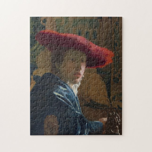 Quebra-cabeça Vermeer Red Hat (Vertical)
