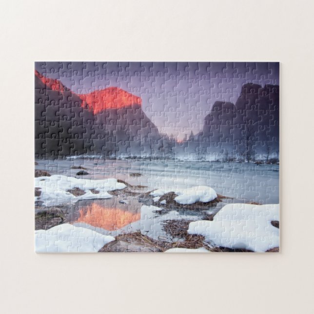 Quebra-cabeça Vermelho de Omega (Horizontal)